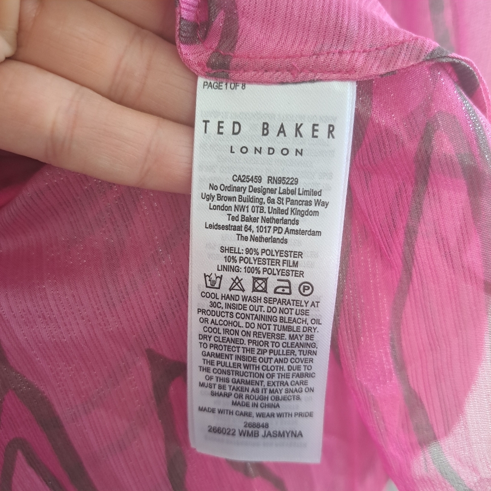 🆕TED BAKER JASMYNA TOP - Picture 6 of 9